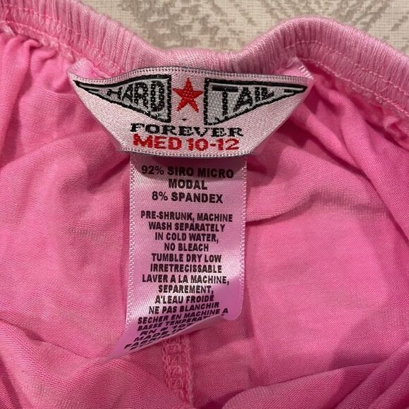 Hard Tail Girls Pink Ruffle Shorts - Picture 4 of 6